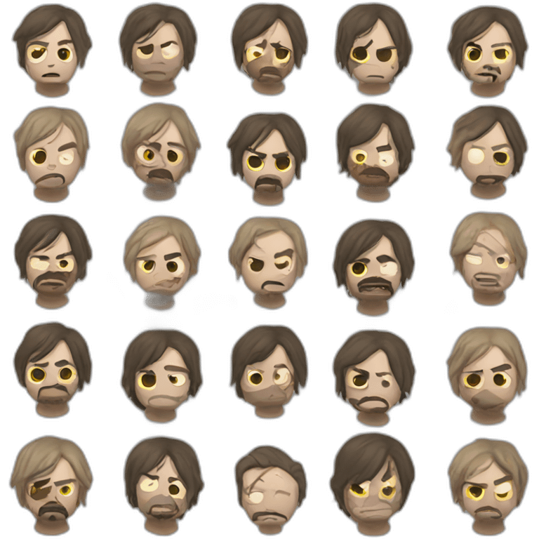 Daryl the walking dead emoji