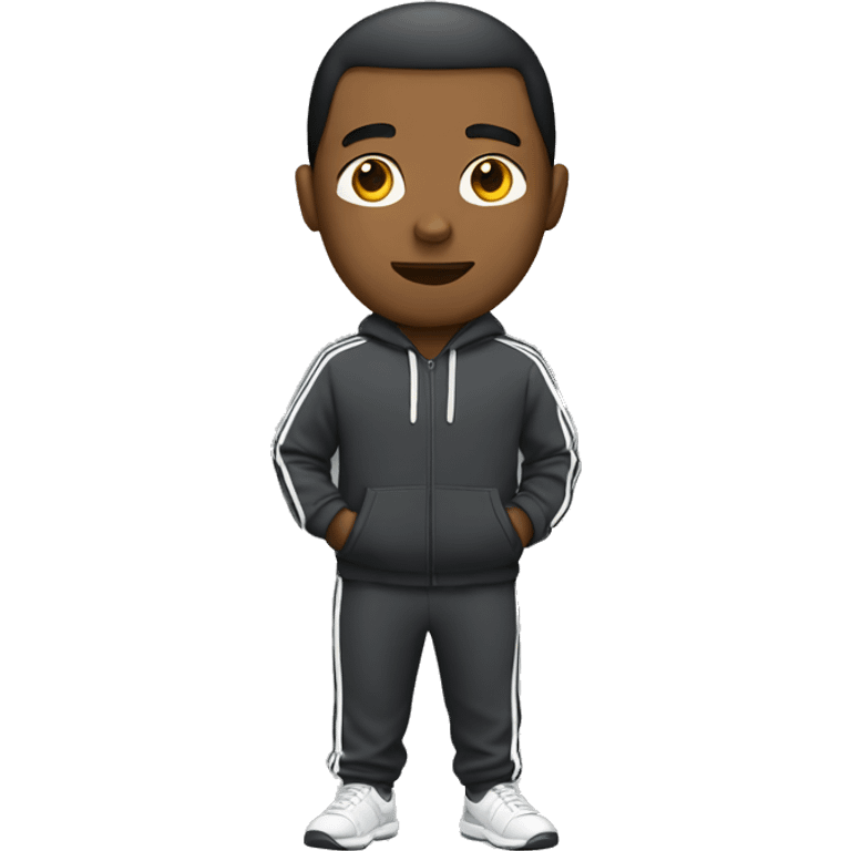 a guy wearing a tracksuit emoji