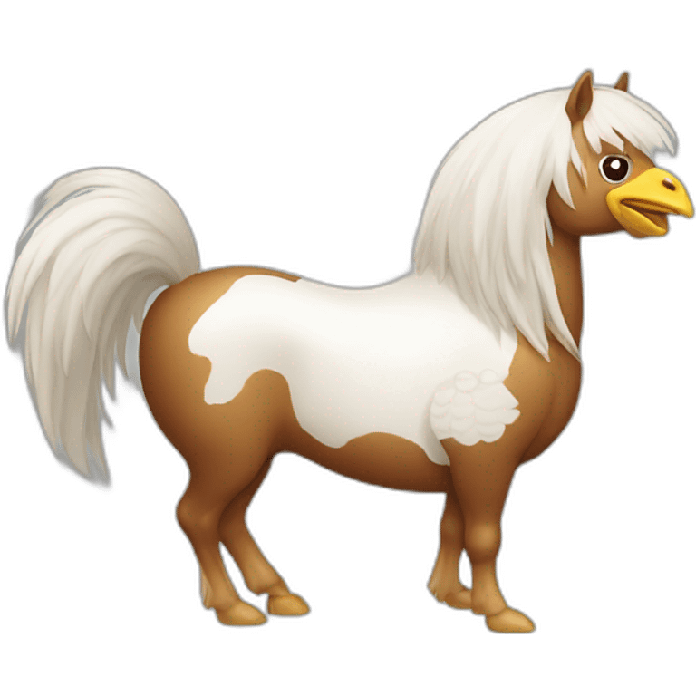 cheval poules emoji