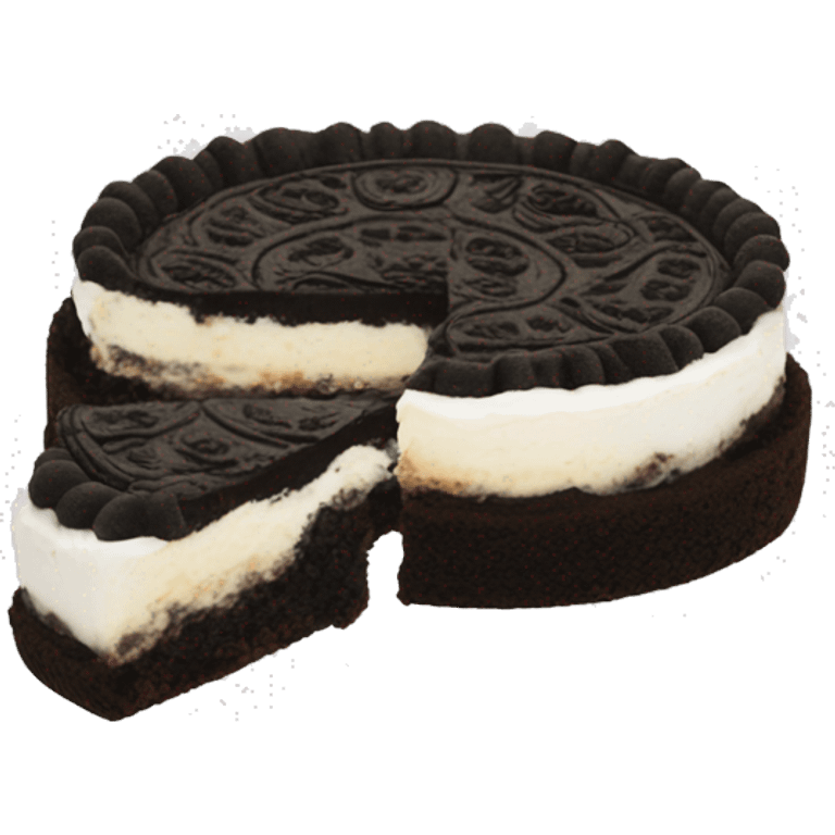 Oreo cookie pie  emoji