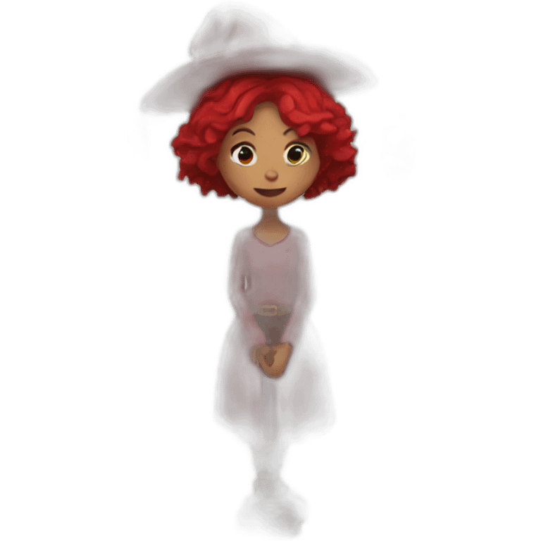 Red witch emoji