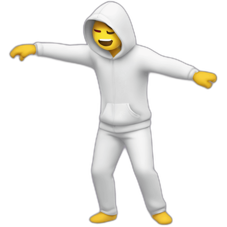 personne qui fais un dab emoji