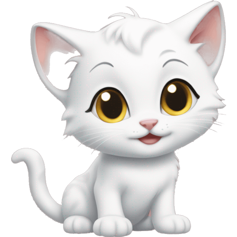 Baby kitten Marie from aristocats  emoji