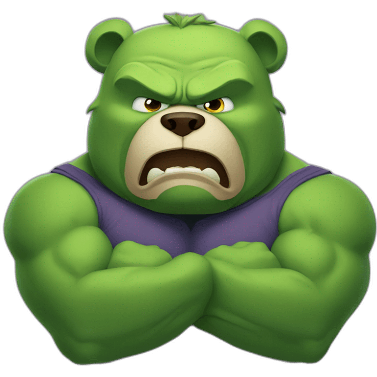 fat hulk bear emoji