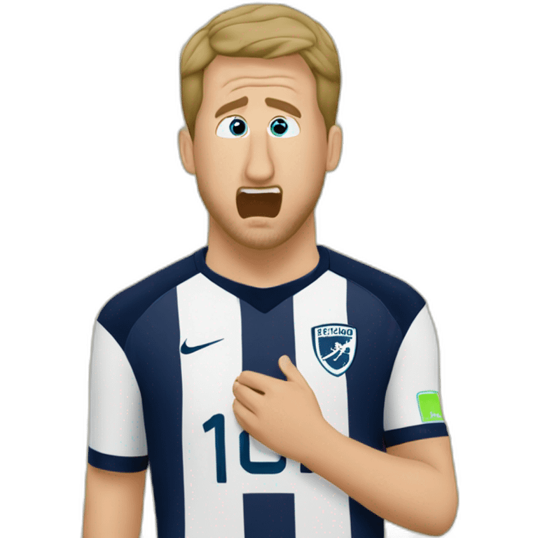 harry kane crying into sauerkraut emoji