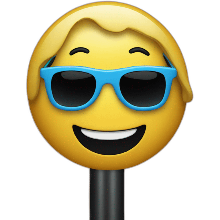 A photobooth on a stand emoji