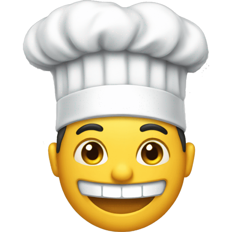 Smile emoji chef emoji