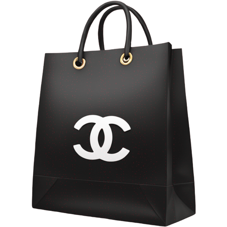 Chanel shopping bag emoji