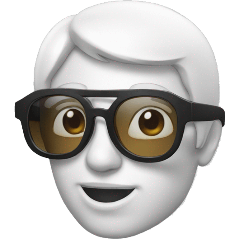 Emoji avec lunettes  emoji