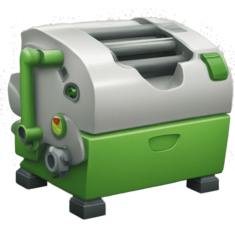 maquina colheitadeira de soja verde emoji