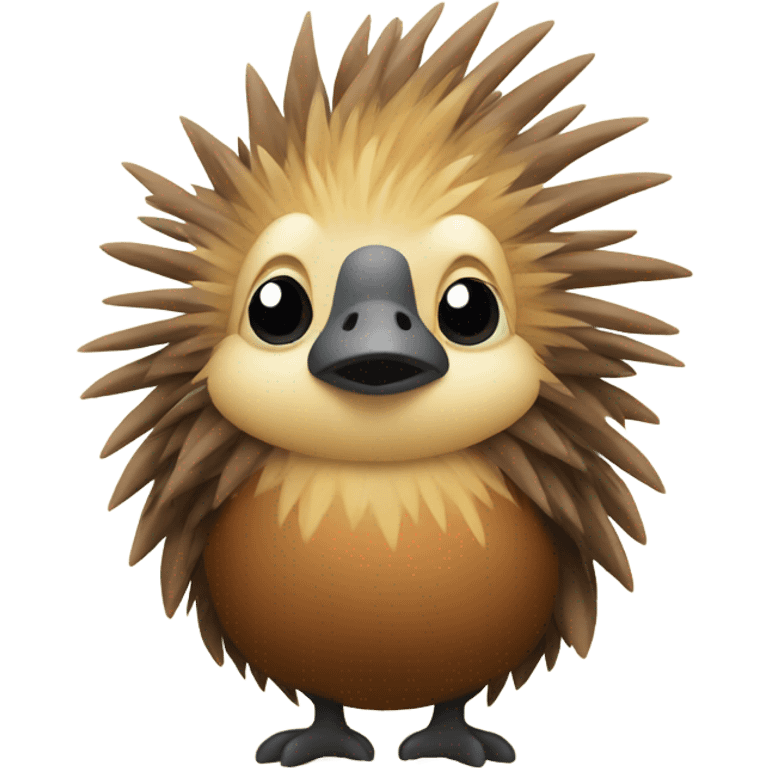 Porcupine as a chicken  emoji