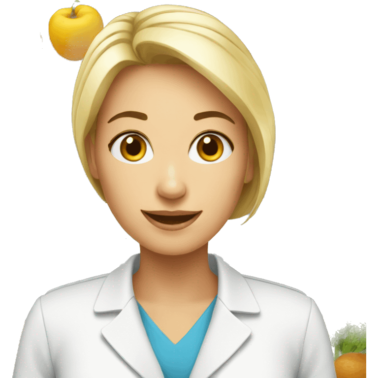 Nutrition expert female emoji