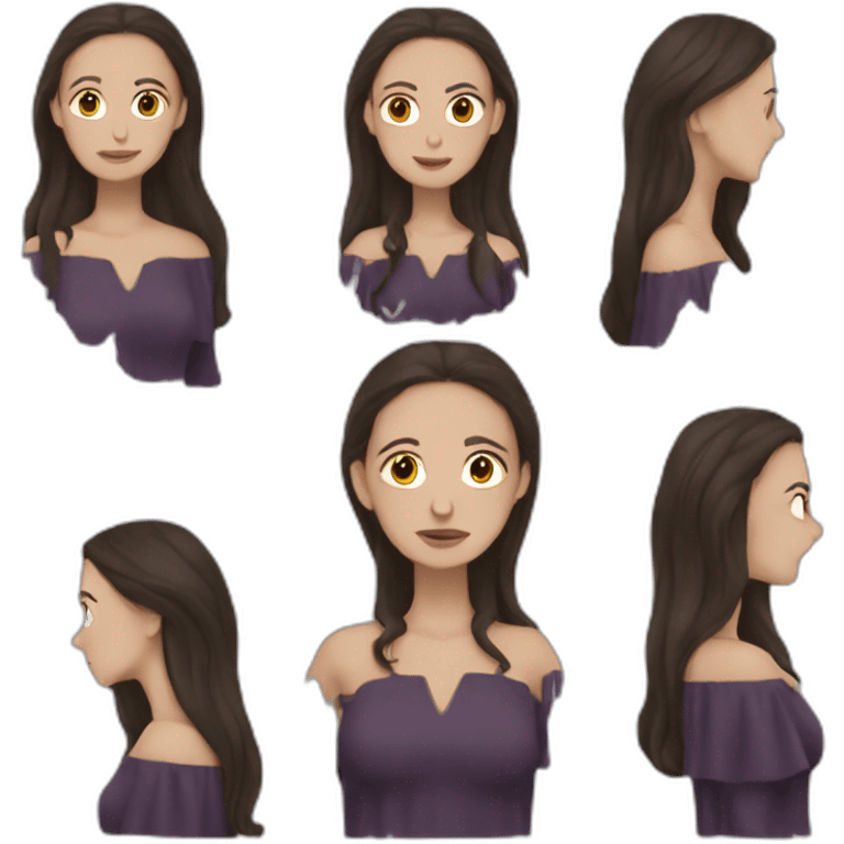 mujer de la película exorcista emoji