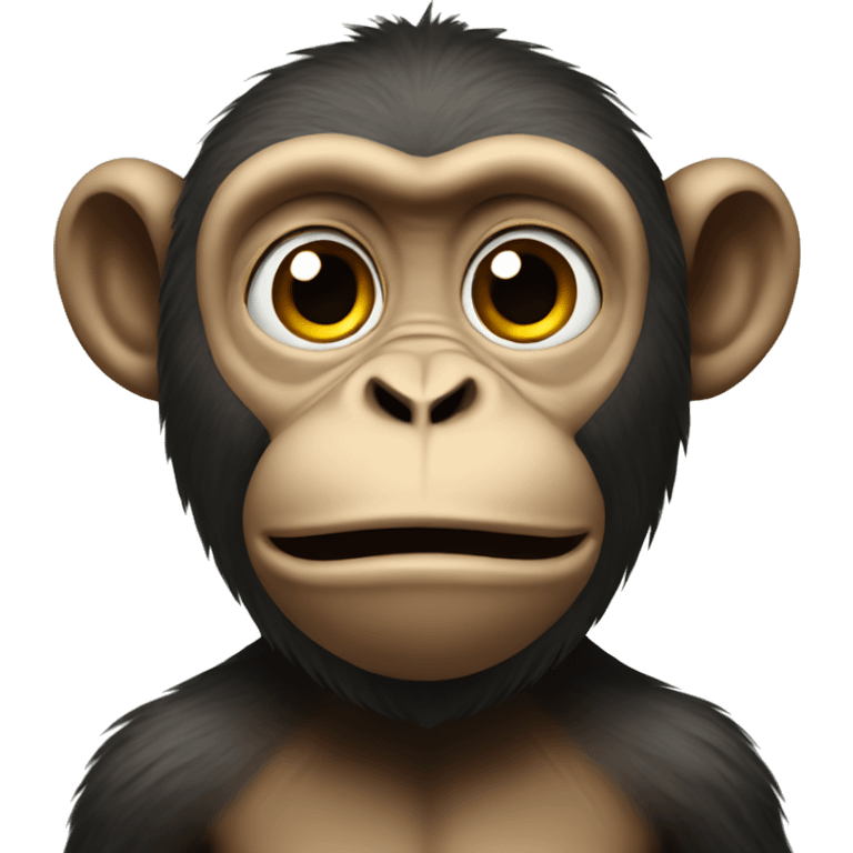 Monkey that has questions emoji