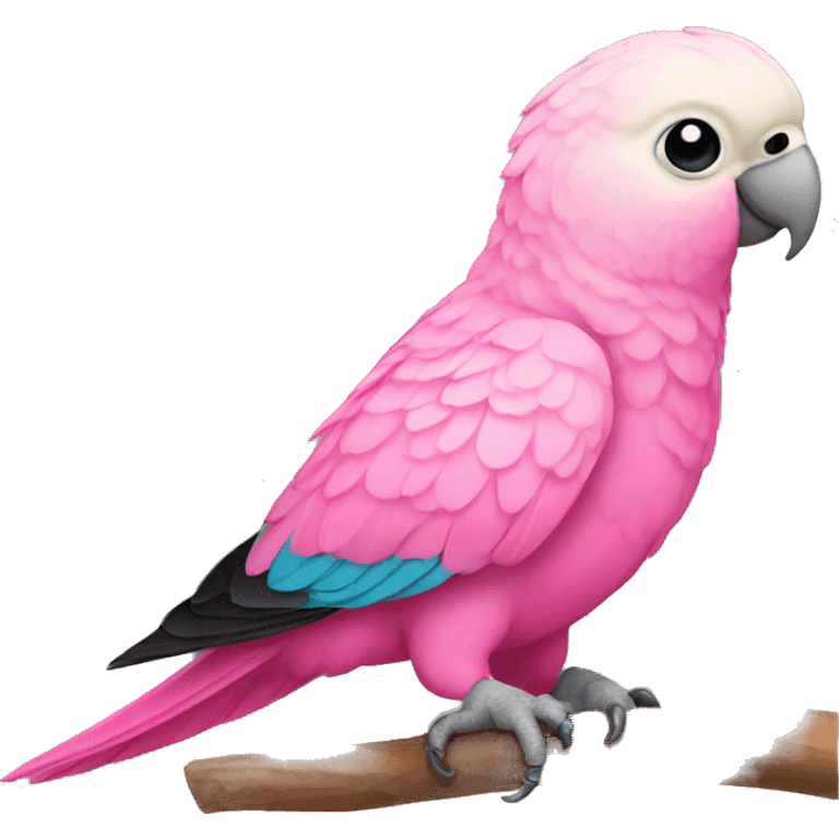 Pink parakeet  emoji