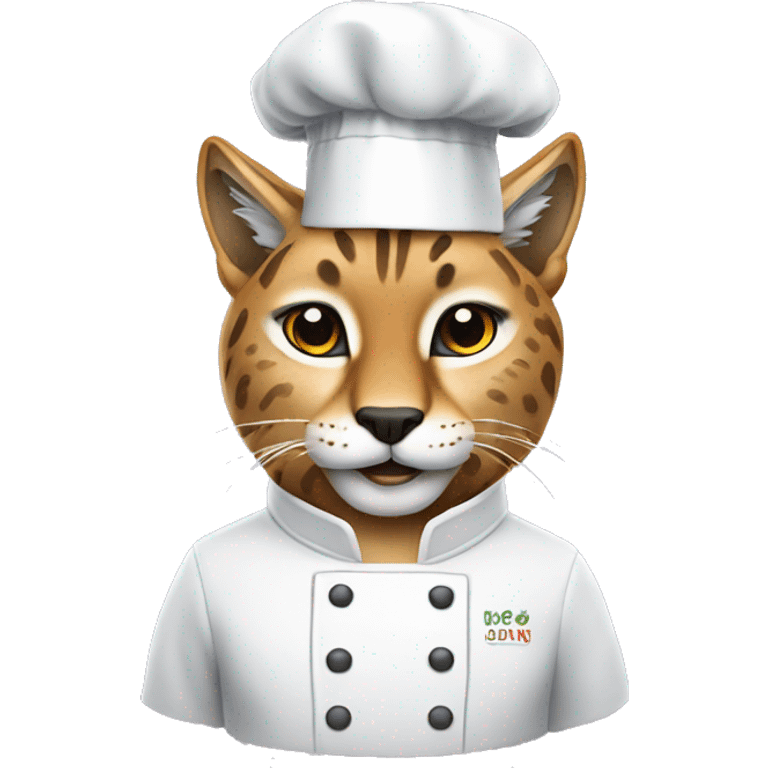 lynx with chef hat emoji