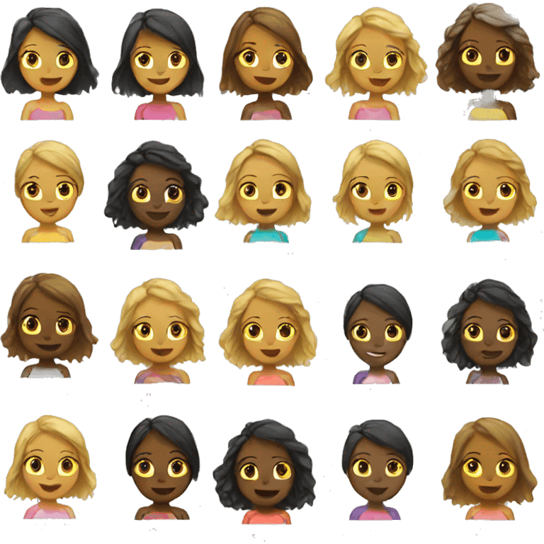 Surfer's girlfriends emoji