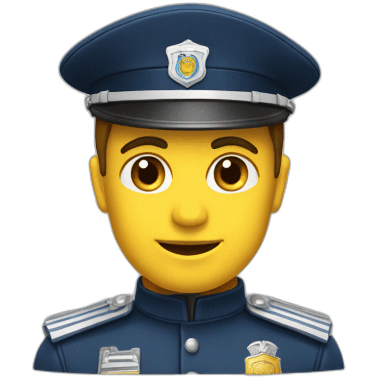 Voiture gendarmerie emoji