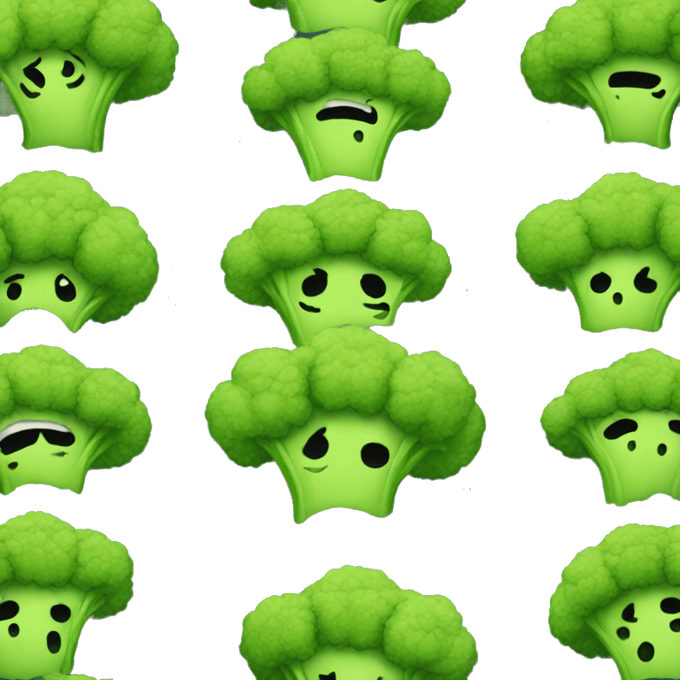 Crying broccoli  emoji