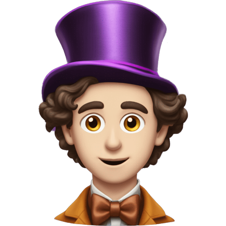 Timothee Chalamet as Willy Wonka  emoji