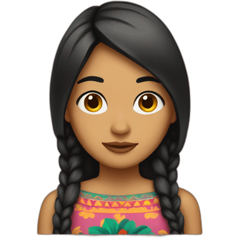 Mexican girl emoji