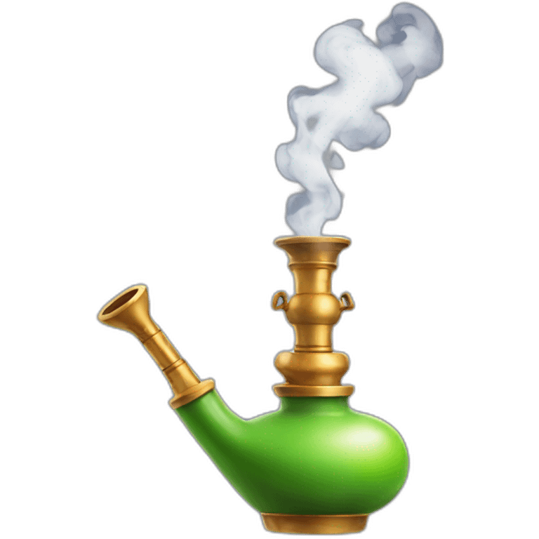 Hookah with smoke emoji