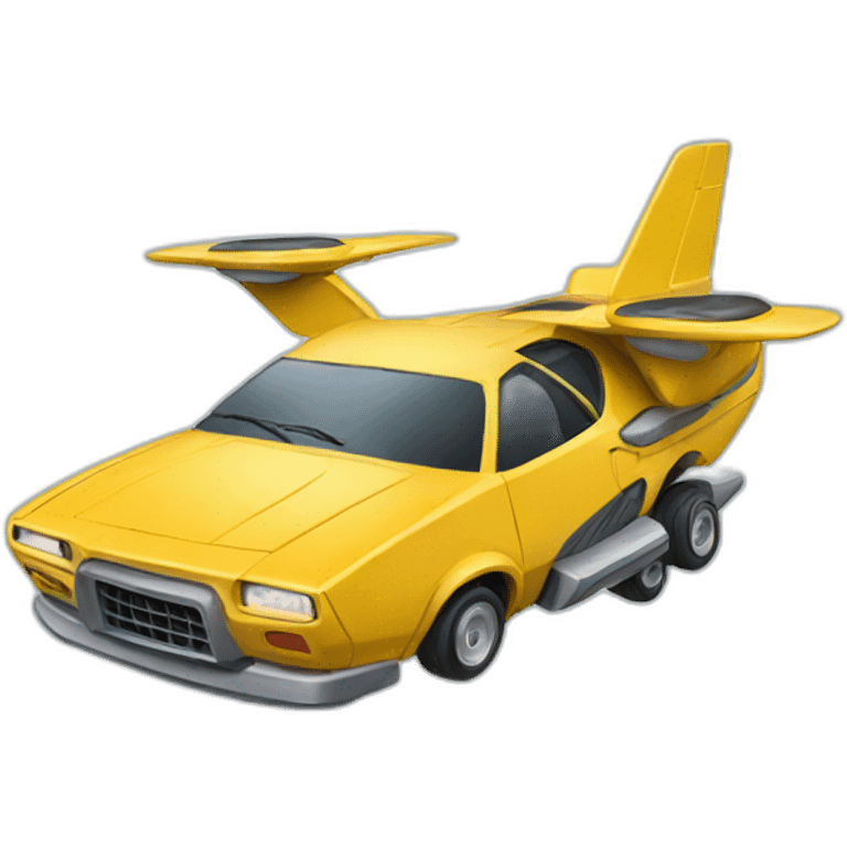 Flying car emoji