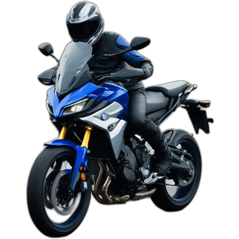 Yamaha tracer 7 icon performance blue and silver emoji