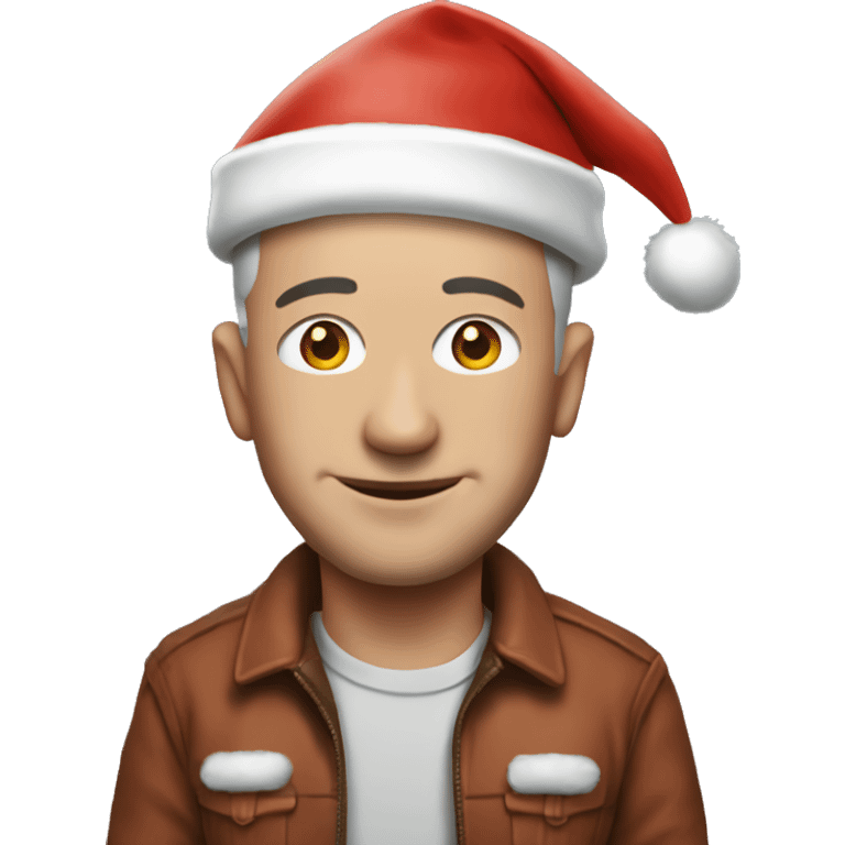 jeff bezos with santa hat emoji