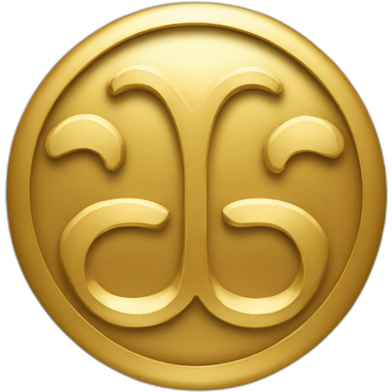 gold symbol emoji