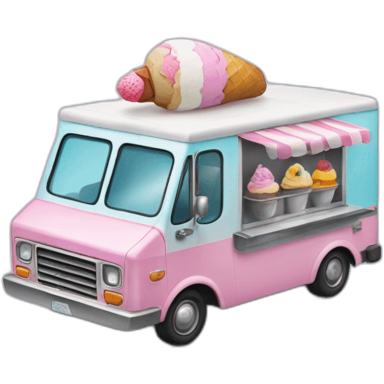 Ice cream truck emoji