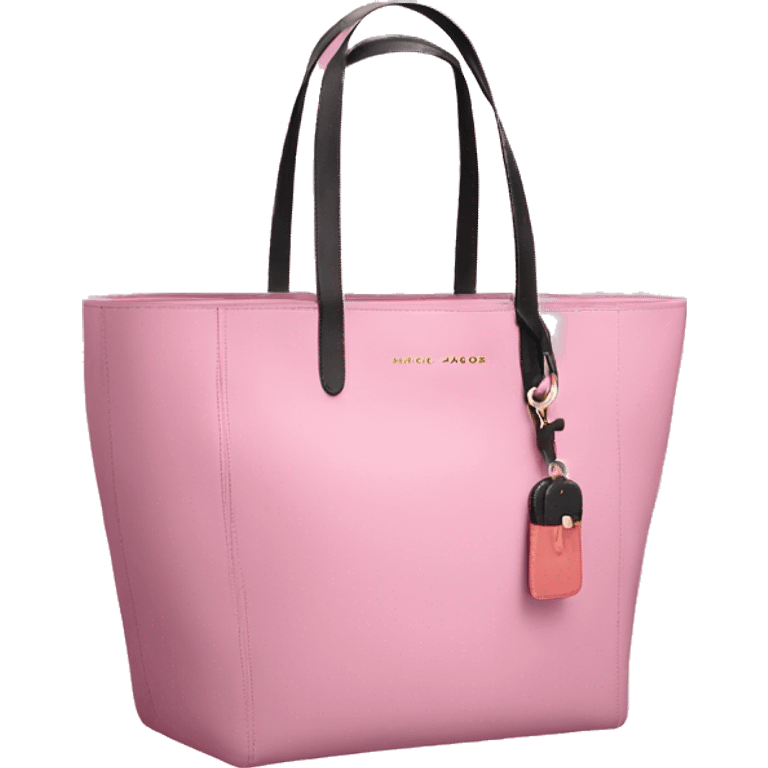 marc jacob’s tote bag in pink emoji