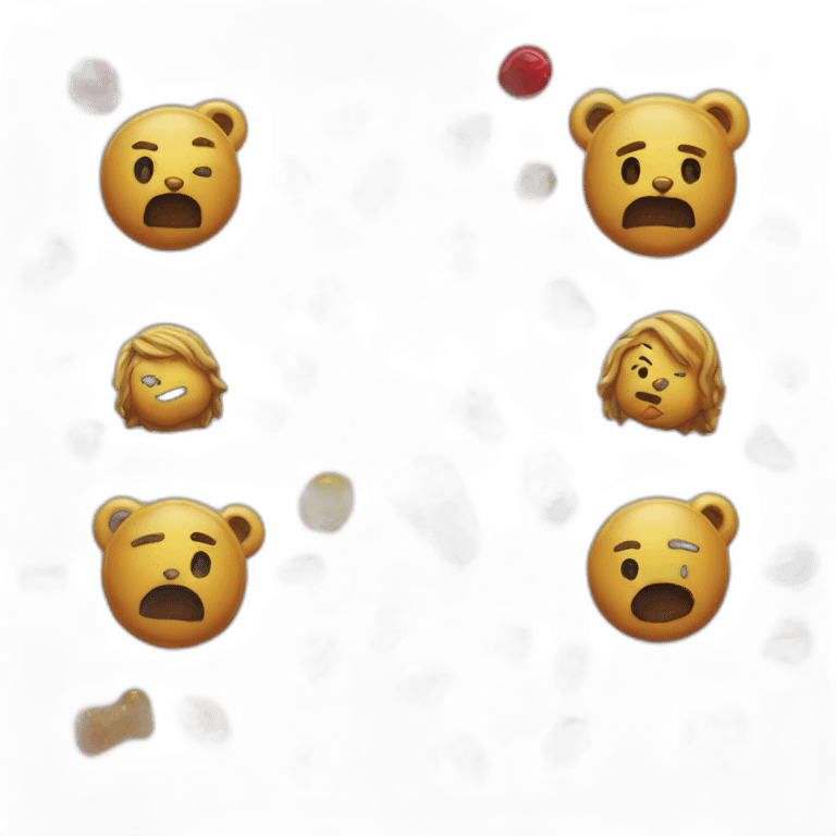 Jesus vs Gummybear emoji