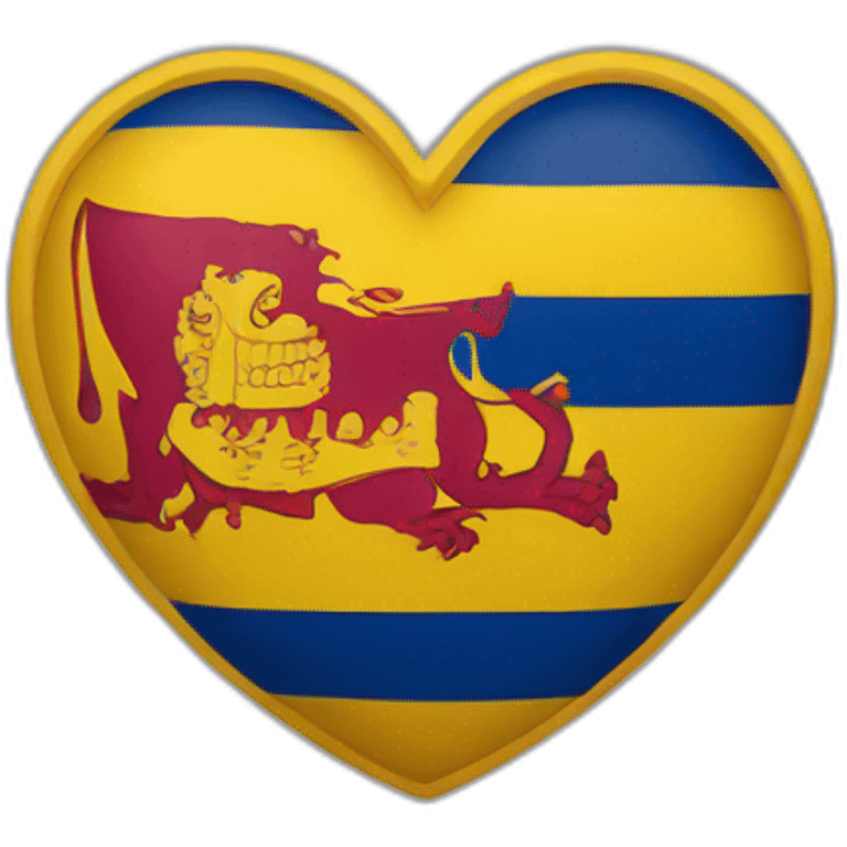 heart flag sri lanka emoji