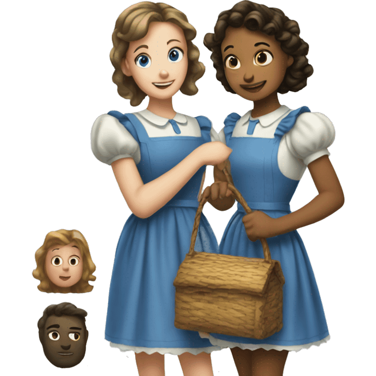 Dorthy with Alice emoji