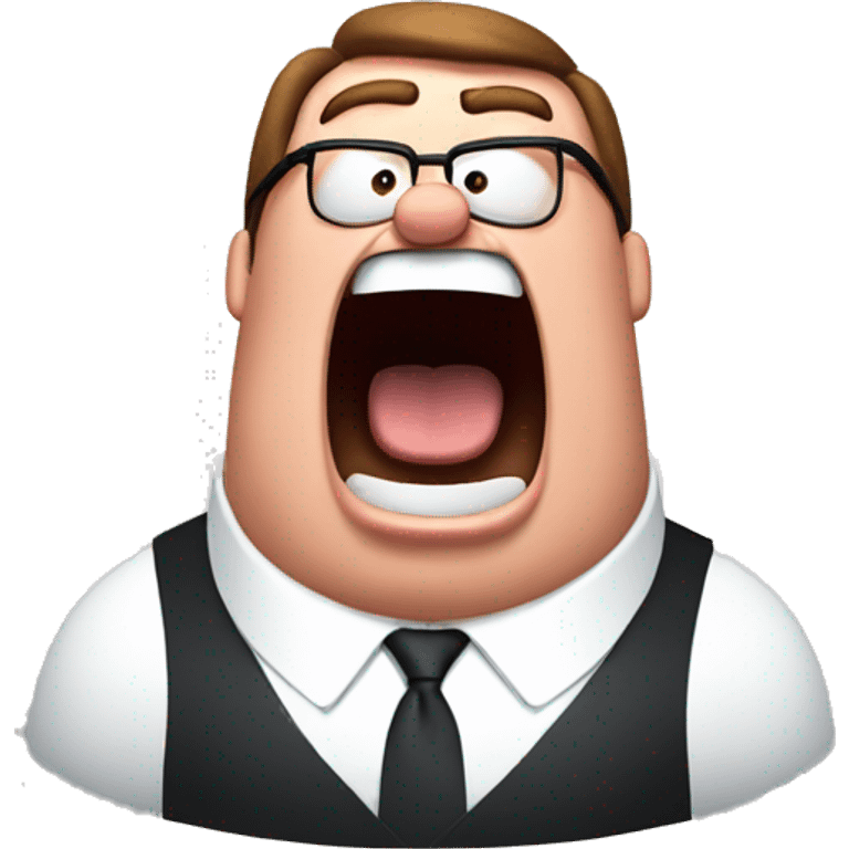 peter griffin screaming emoji