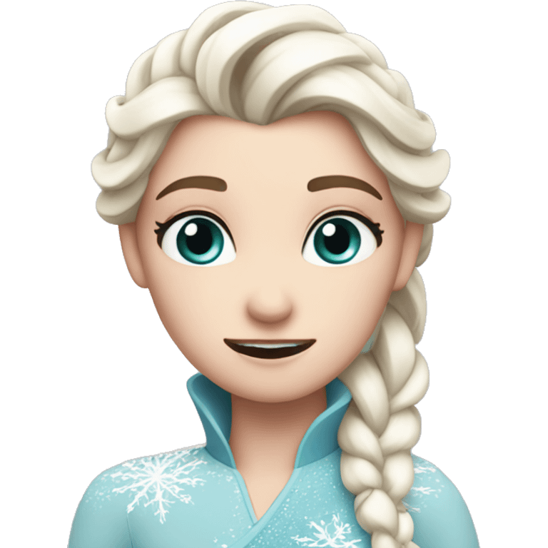 elsa sick give gift emoji