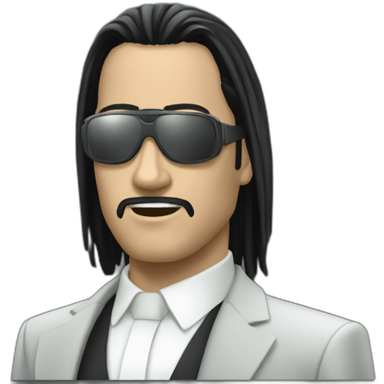 Neo from matrix emoji