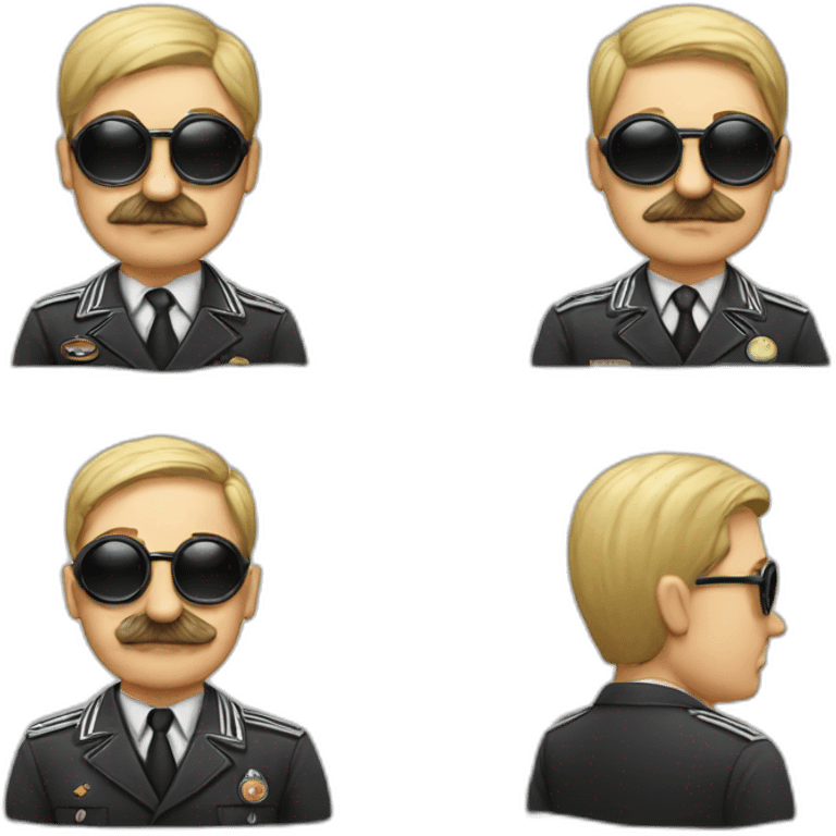 Hitler con occhiali da sole emoji