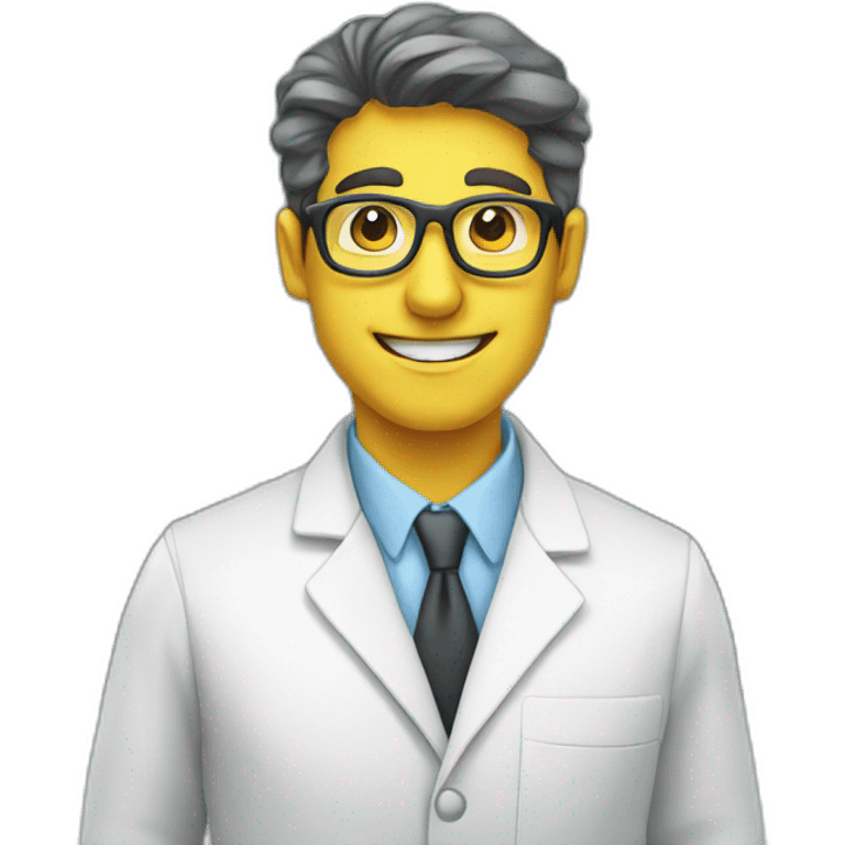 Chemist at chemical pilot plant emoji