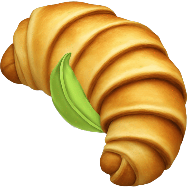 Croissant pistachio emoji