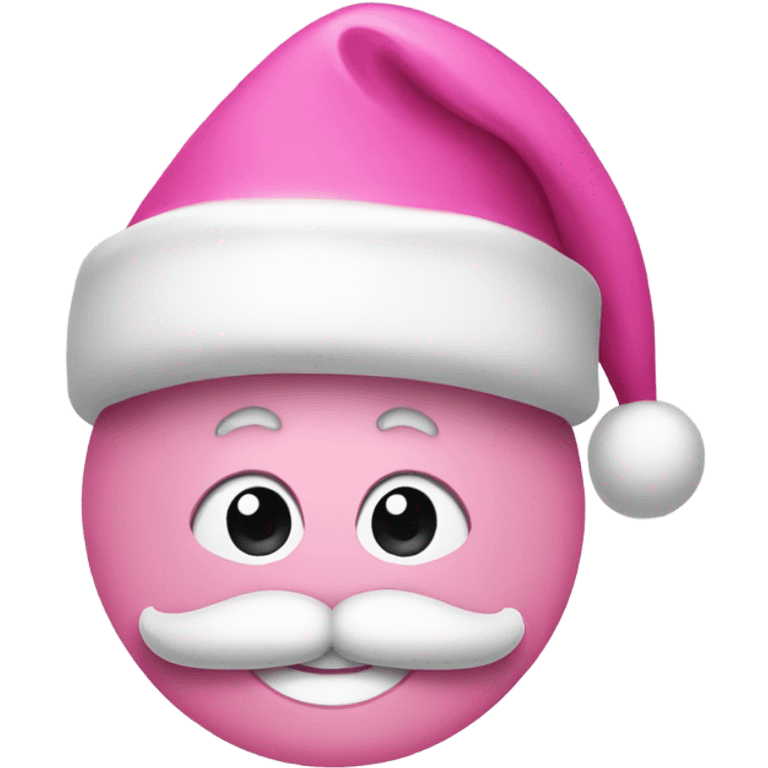 Pink Santa hat  emoji