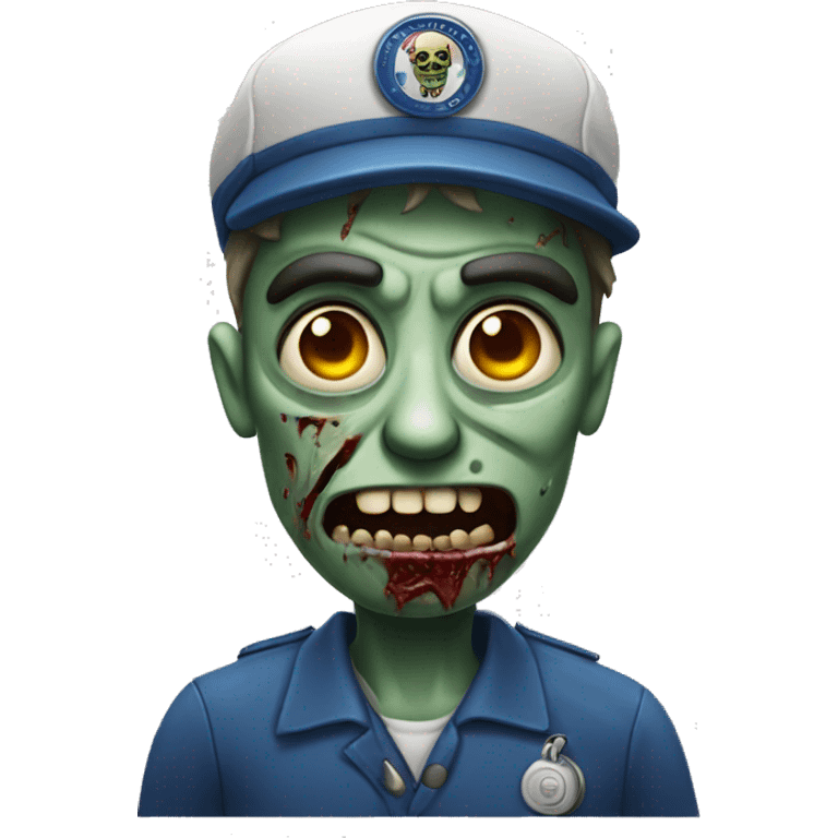 A zombie mailman  emoji