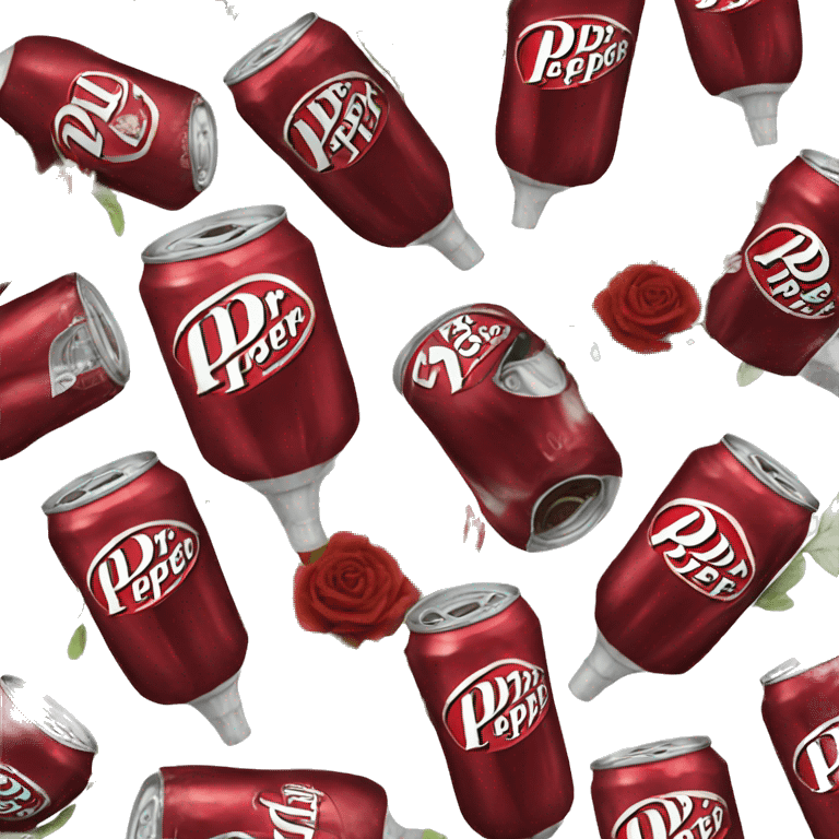 A Dr Pepper bouquet  emoji