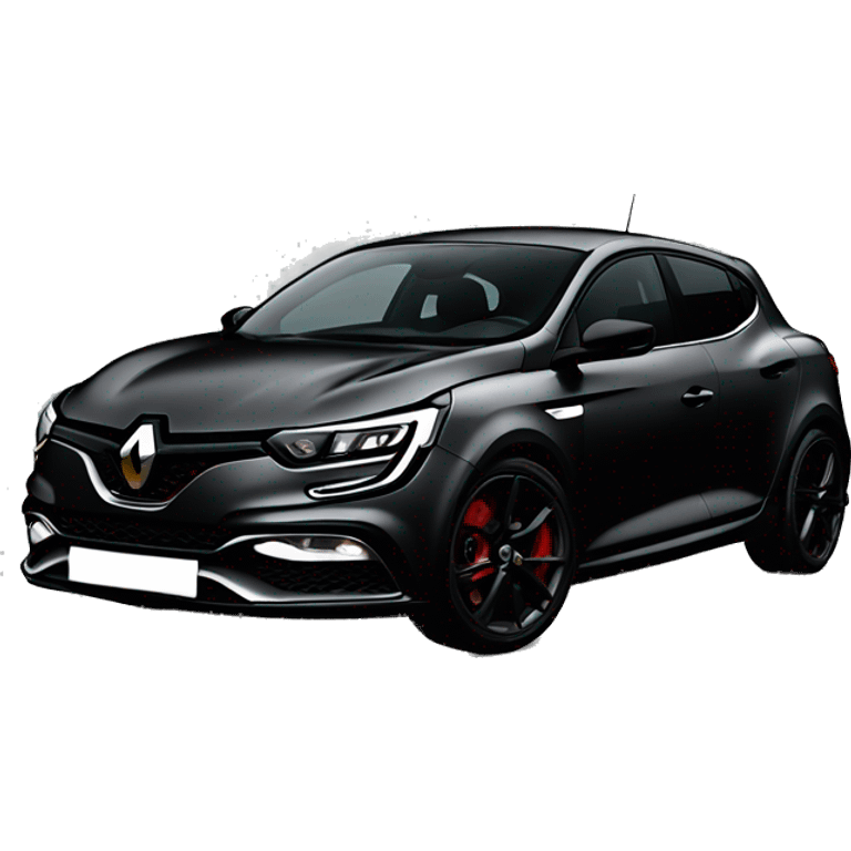 Black renault megane rs emoji