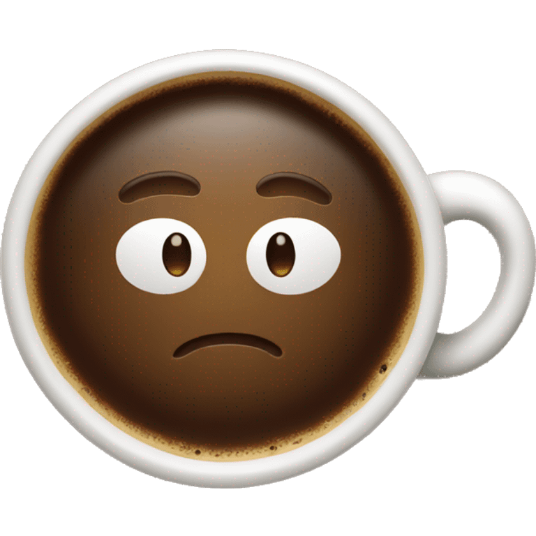 Coffee invitation for friend emoji