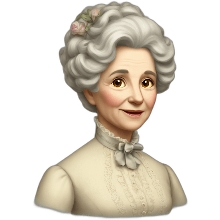 Victorian Lady: Age 66 emoji