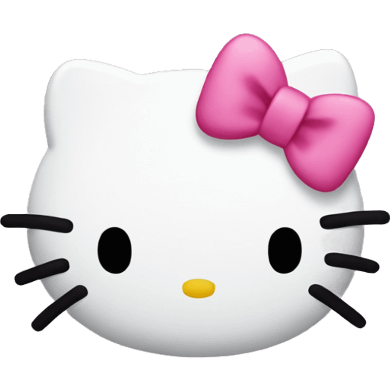 hello kitty bow emoji