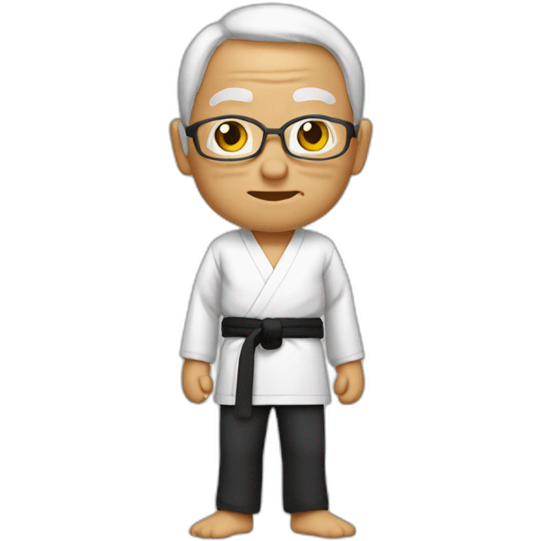 Old karate sensei emoji