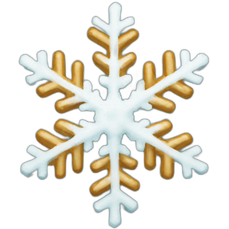 christmas snowflake emoji